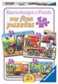 Puzzle dla dzieci 2D: W pracy 2-4-6-8 elementów Puzzle;Puzzle dla dzieci - Ravensburger