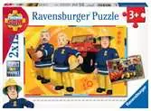 Sam in Action             2x12p Pussel;Barnpussel - Ravensburger