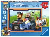 Puzzles 2x12 p - La Pat Patrouille en action Puzzle;Puzzle enfants - Ravensburger