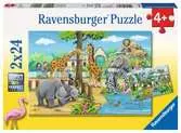 07806 6  動物園へようこそ（24ピースx2） パズル;お子様向けパズル - Ravensburger