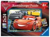 PUZZLE CARS 3 MCQUEEN 2X24 Puzzle;Puzzle dla dzieci - Ravensburger