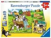 08002 1  犬とねこ（49ピースx3） パズル;お子様向けパズル - Ravensburger