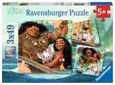 VAIANA ODKRYWCZA PODRÓŻ 3X49 Puzzle;Puzzle dla dzieci - Ravensburger