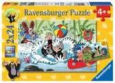 KRECIK I PRZYJACIELE 2X24P Puzzle;Puzzle dla dzieci - Ravensburger