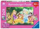 DI: PRZYJACIELE KSIĘŻNICZEK 2X24 Puzzle;Puzzle dla dzieci - Ravensburger