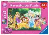 DI: PRZYJACIELE KSIĘŻNICZEK 2X24 Puzzle;Puzzle dla dzieci - Ravensburger