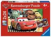 Disney Pixar: Auta: Nové dobrodružství 2x24 dílků 2D Puzzle;Dětské puzzle - Ravensburger