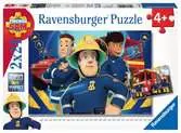 Puzzles 2x24 p - Sam t aide dans le besoin / Sam le pompier Puzzle;Puzzle enfants - Ravensburger