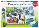 Policie zasahuje 3x49 dílků 2D Puzzle;Dětské puzzle - Ravensburger