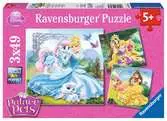 Disney Belle+Popelka+Locika 3x49 dílků 2D Puzzle;Dětské puzzle - Ravensburger