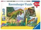 09358 8 太古の生き物（49ピース×3） パズル;お子様向けパズル - Ravensburger