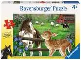 Kůň a koloušek 60 dílků 2D Puzzle;Dětské puzzle - Ravensburger