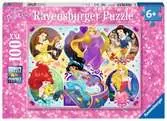 Disney Princezny 2 100 dílků 2D Puzzle;Dětské puzzle - Ravensburger