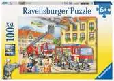 Puzzle dla dzieci 2D: Straż pożarna 100 elementów Puzzle;Puzzle dla dzieci - Ravensburger