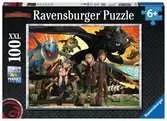 DRAGONS-DRAGON PRZYJACIELE 100 EL Puzzle;Puzzle dla dzieci - Ravensburger