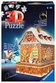 3D Puzzle, Casetta di pan di zenzero Night Edition 3D Puzzle;Night Edition - Ravensburger