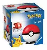 Puzzle-Ball Pokémon: Poké Ball červený 54 dílků 3D Puzzle;3D Puzzle-Balls - Ravensburger
