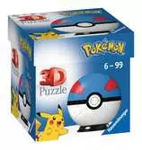 Puzzle-Ball Pokémon: Poké Ball modro-červený 54 dílků 3D Puzzle;3D Puzzle-Balls - Ravensburger