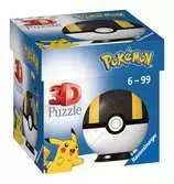Puzzle-Ball Pokémon: Poké Ball žluto-černý 54 dílků 3D Puzzle;3D Puzzle-Balls - Ravensburger