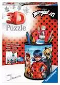 Stojan na tužky Miraculous: Kouzelná Beruška a Černý kocour 54 dílků 3D Puzzle;3D Puzzle Organizéry - Ravensburger