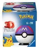 Puzzle 3D Ball 54 p - Master Ball / Pokémon 3D puzzels;Puzzle 3D Ball - Ravensburger