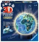 Earth by Night, 72pcs 3D Nightlight Jigsaw Puzzle 3D Puzzle®;Puslespillballer - Ravensburger