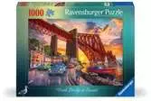Forth Bridge při západu slunce 1000 dílků 2D Puzzle;Puzzle pro dospělé - Ravensburger