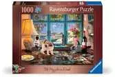 12000330  子猫とパズル 1000ピース パズル;大人向けパズル - Ravensburger