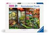 Puzzle 1000 p - L heure du thé au jardin japonais Puzzles;Puzzles pour adultes - Ravensburger