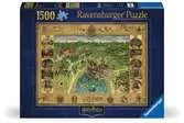 Puzzle 1500 p - La carte de Poudlard / Harry Potter Puzzles;Puzzles pour adultes - Ravensburger