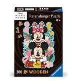 Puzzle en bois - Forme - 300 p - Mickey et Minnie Puzzle;Puzzles adultes - Ravensburger