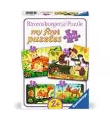 Petites familles d animaux2/4/6/8p Puzzle;Puzzle enfants - Ravensburger
