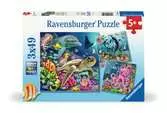 Bezaubernde Unterwasserwelt 3x49p Puzzle;Puzzle enfants - Ravensburger