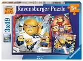 Puzzles 3x49 p - Toujours méchant / Moi Moche et Méchant 4 Puzzle;Puzzle enfants - Ravensburger