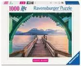 12001762 フランスのアヌシー湖の歩道橋　1000ピース パズル;大人向けパズル - Ravensburger