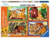 Disney: Lví král 4x42 dílků 2D Puzzle;Dětské puzzle - Ravensburger