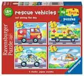 Moje první puzzle Záchranářská vozidla 2/3/4/5 dílků 2D Puzzle;Dětské puzzle - Ravensburger