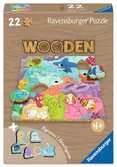 Sea Animals - Wooden Puslespil;Puslespil for børn - Ravensburger