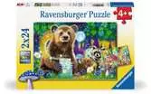 Lovable Woodland Friends 2x24p Puslespil;Puslespil for børn - Ravensburger