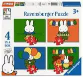 nijntje 70 jaar 4 in a box Puzzels;Puzzels voor kinderen - Ravensburger