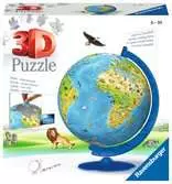 Puzzle-Ball Dětský Globus (anglický) 180 dílků 3D Puzzle;3D Puzzle-Balls - Ravensburger