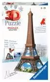 Pz 3D Mini Tour Eiffel Puzzles 3D;Monuments puzzle 3D - Ravensburger