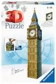 Big Ben 3D Puzzle, with Clock, 216pc 3D Puzzle®;Rakennukset - Ravensburger