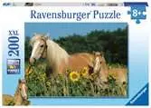 SZCZĘŚCIE KONI 200EL. Puzzle;Puzzle dla dzieci - Ravensburger