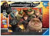 Jak vycvičit draka: Škyťák, Astrid a draci 200 dílků 2D Puzzle;Dětské puzzle - Ravensburger