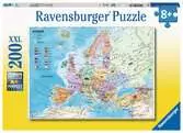 POLITYCZNA MAPA EUROPY 200 EL XXL Puzzle;Puzzle dla dzieci - Ravensburger