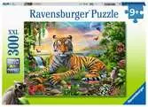 12896 9 夕日の中にたたずむトラ 300ピース パズル;お子様向けパズル - Ravensburger