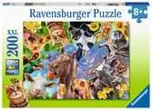 Legrační hospodářská zvířata 200 dílků 2D Puzzle;Dětské puzzle - Ravensburger