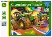 John Deere: Velká kola 100 dílků 2D Puzzle;Dětské puzzle - Ravensburger