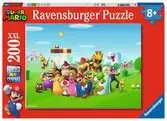 Puzzle 200 p XXL - Les aventures de Super Mario Puzzle;Puzzle enfants - Ravensburger